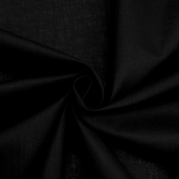 Linen Cotton BLACK